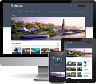 Free Responsive Boonex Dolphin 7 1 4 Template Graphix Get Updates On Free Website Templates Php Clone Scripts Bsetec Com