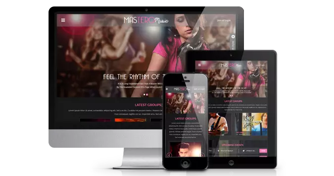 Mastero Template for an Amazing online music site