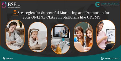 5 strategies for successful marketing and promotion for your online class in platforms like udemy.