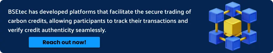 carbon credit trading blockchain