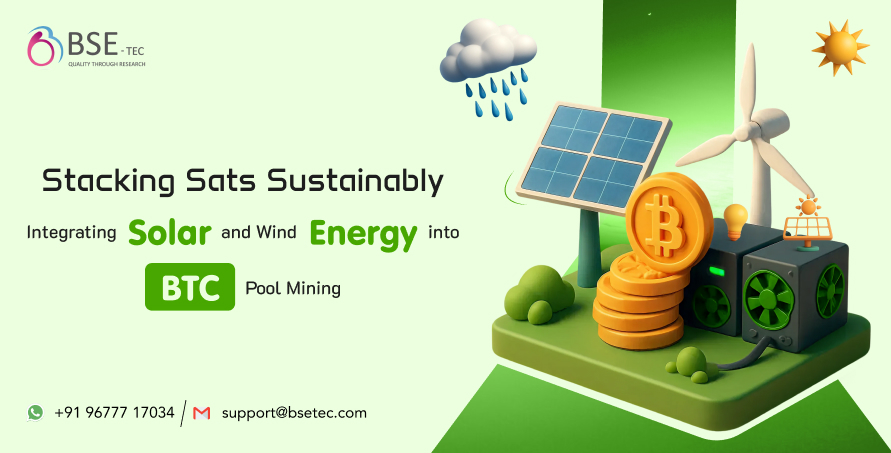 Stacking Sats Sustainably: Integrating Solar and Wind Energy into BTC Pool Mining