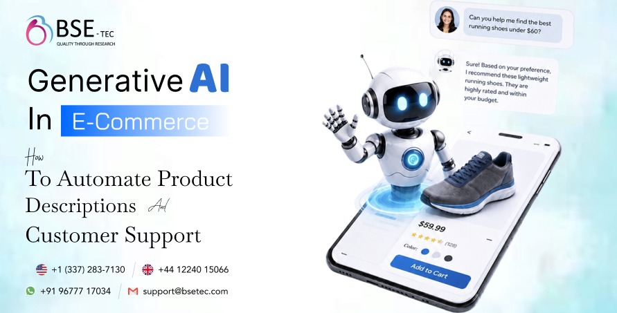 Generative AI in E-commerce How to automate product descriptions and customer support. 