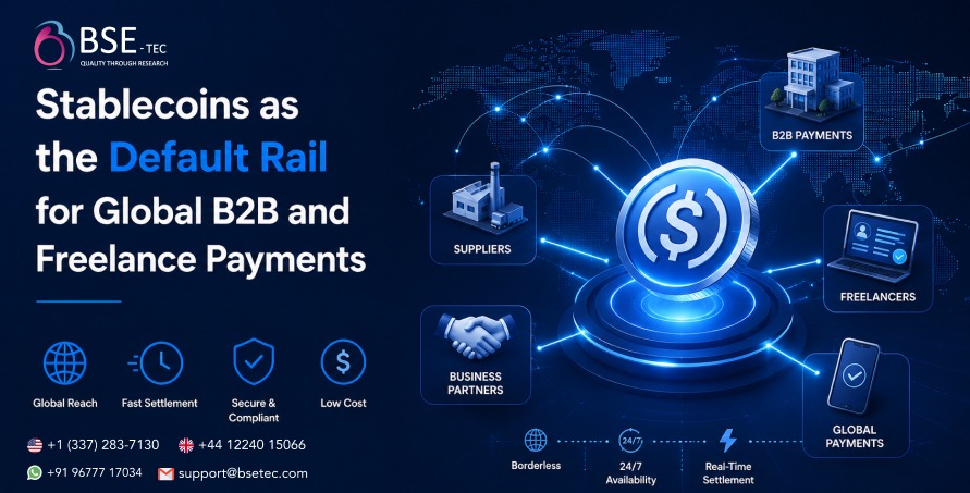 Stablecoins as the Default Rail for Global B2B and Freelance Payments  