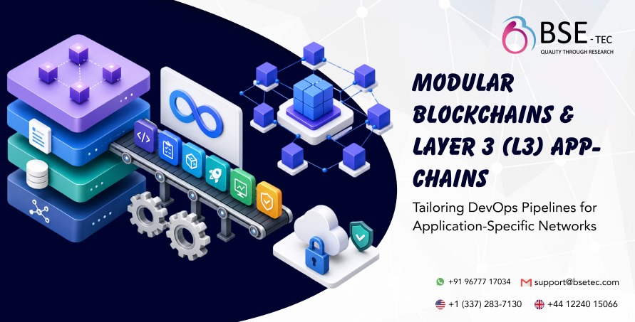 Modular Blockchains & Layer 3 (L3) App-Chains: Tailoring DevOps Pipelines for Application-Specific Networks 