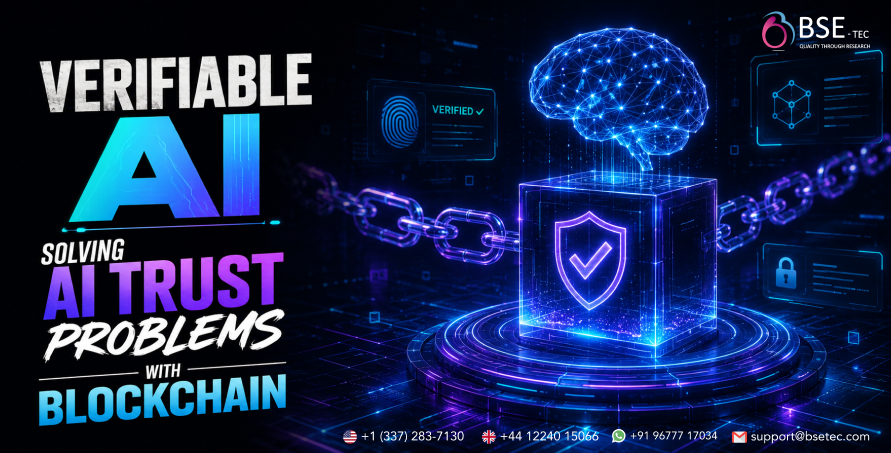 Verifiable AI: Solving AI Trust Problems with Blockchain