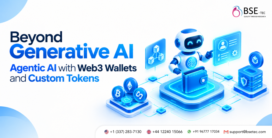 Beyond Generative AI: Agentic AI with Web3 Wallets and Custom Tokens