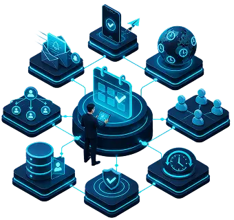 AI-powered booking systems for intelligent appointment scheduling and automation
