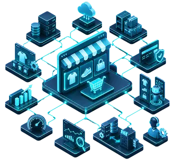 Custom e-commerce solutions for scalable online stores and digital commerce